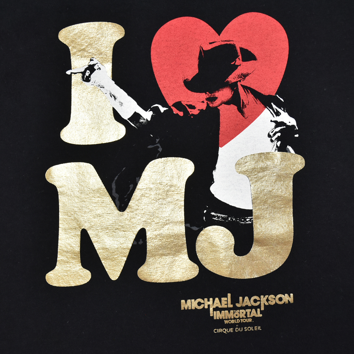 送料300円│Michael Jackson マイケルジャクソン ★ THE IMMORTAL CIRQUE DU SOLEIL シルクドソレイユ ワールドツアー 半袖 Tシャツ 黒 S_画像5