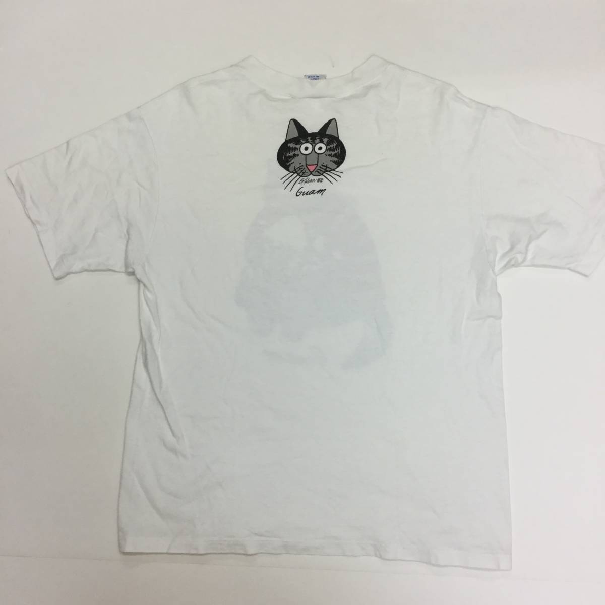 USA製 90s クレイジーシャツ クリバンキャット Tシャツ Mサイズ USA製 90s クレイジーシャツ クリバンキャット Tシャツ Mサイズ