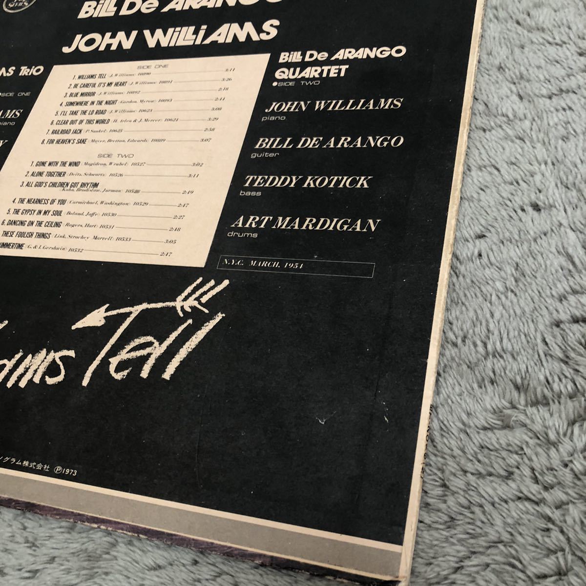 John Williams ジョンウィリアムズ / BILL DE ARANGO / LP レコード / MONO BT2016 / 洋楽ジャズ /_画像5