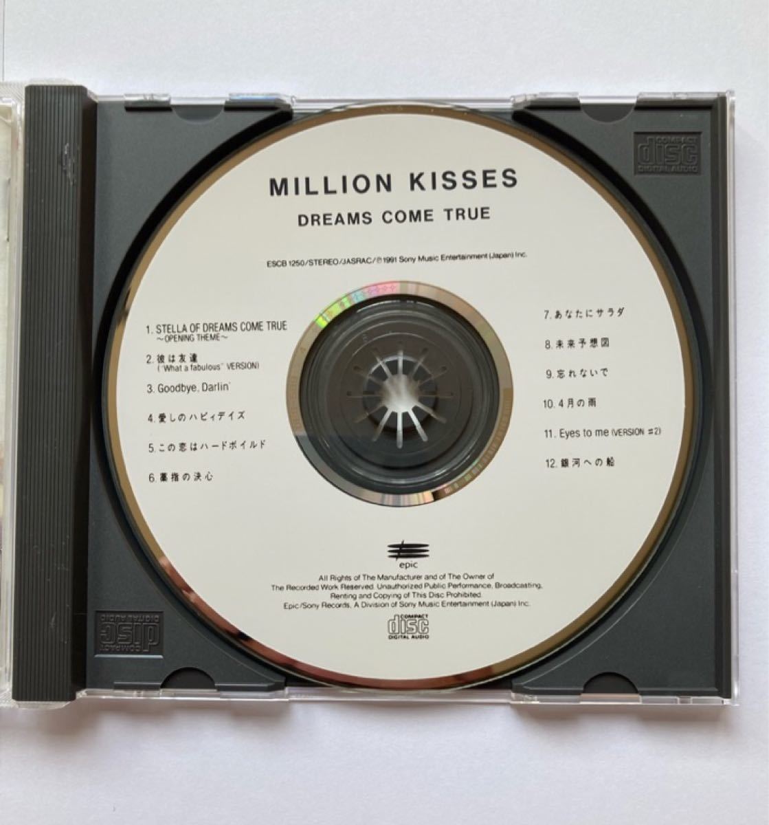 MILLION KISSES  ドリームズ カム トゥルー