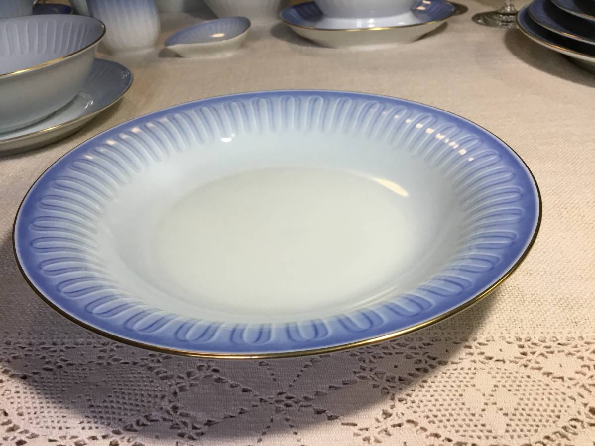 B&G◇バレリーナ 深皿21.5㎝◇希少 デンマーク ヴィンテージ スープ 普及タイプ コペンハーゲン B&G ビングオーグレンダール お皿6枚 ヴィンテージ 食器