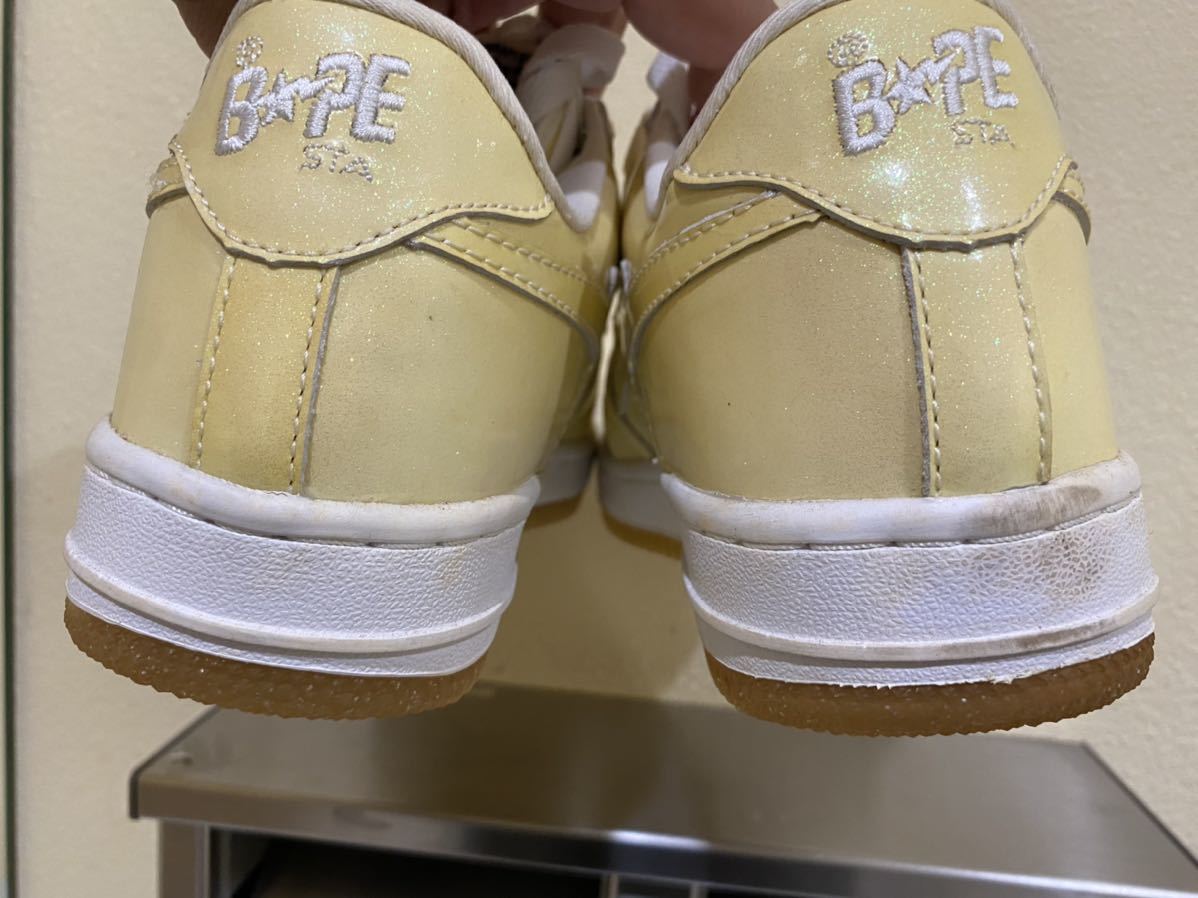 APE BAPESTA ラメ US6 新品_画像3