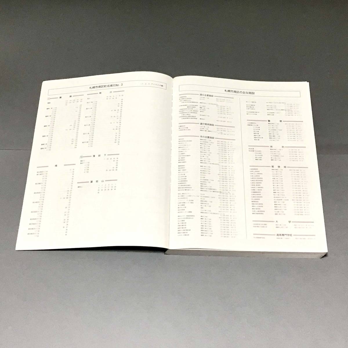 CL【地図】札幌市 南区 住宅地図 札幌市現況図DMデータ使用 北海道地図株式会社_画像3