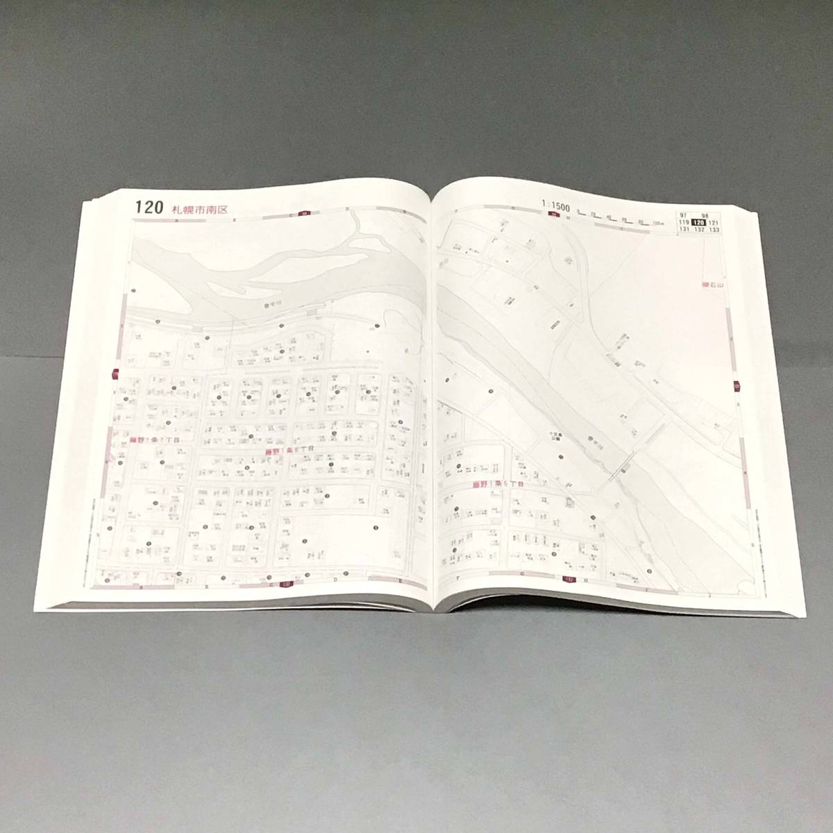 CL【地図】札幌市 南区 住宅地図 札幌市現況図DMデータ使用 北海道地図株式会社_画像4