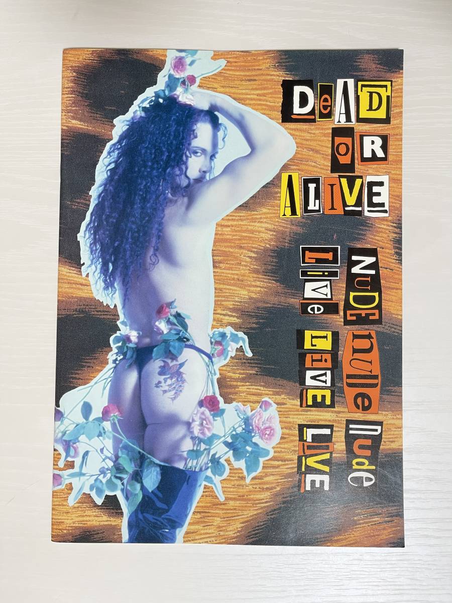 DEAD OR ALIVE NUDE JAPAN TOUR 1989 ツアーパンフレット デッド・オア・アライブ Pete Burns  デッド・オア・アライヴ