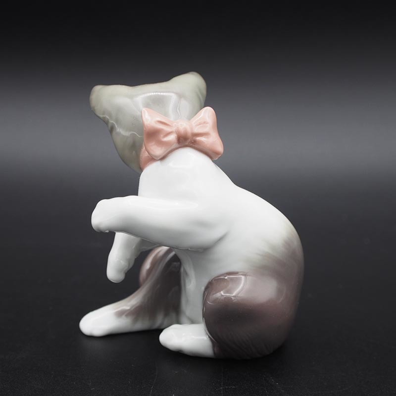 絶版】リヤドロ LLADRO No.5236 子猫とねずみ Cat and Mouse スペイン