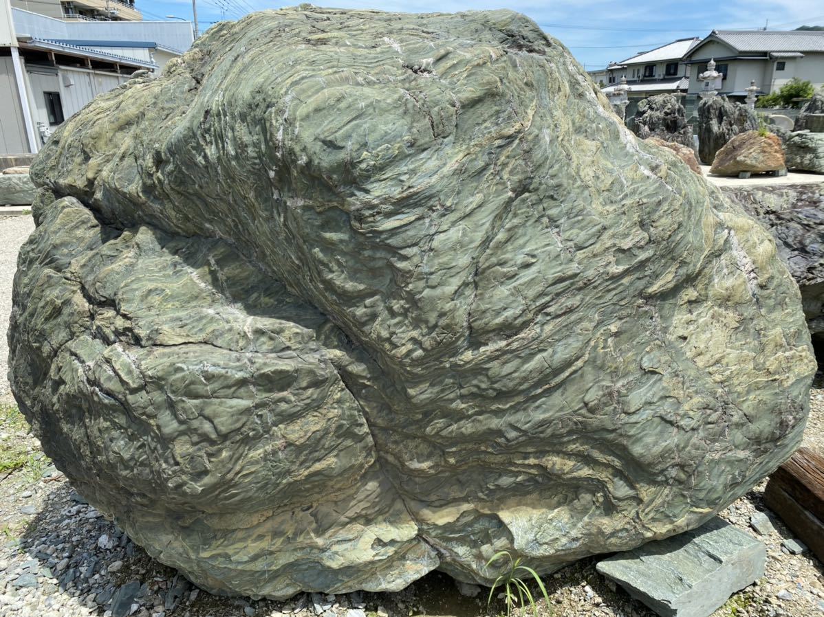 阿波の青石 庭石 日本庭園 和風 造園 植木、庭木 阿波の青石 庭石 日本庭園 和風 造園 植木、庭木