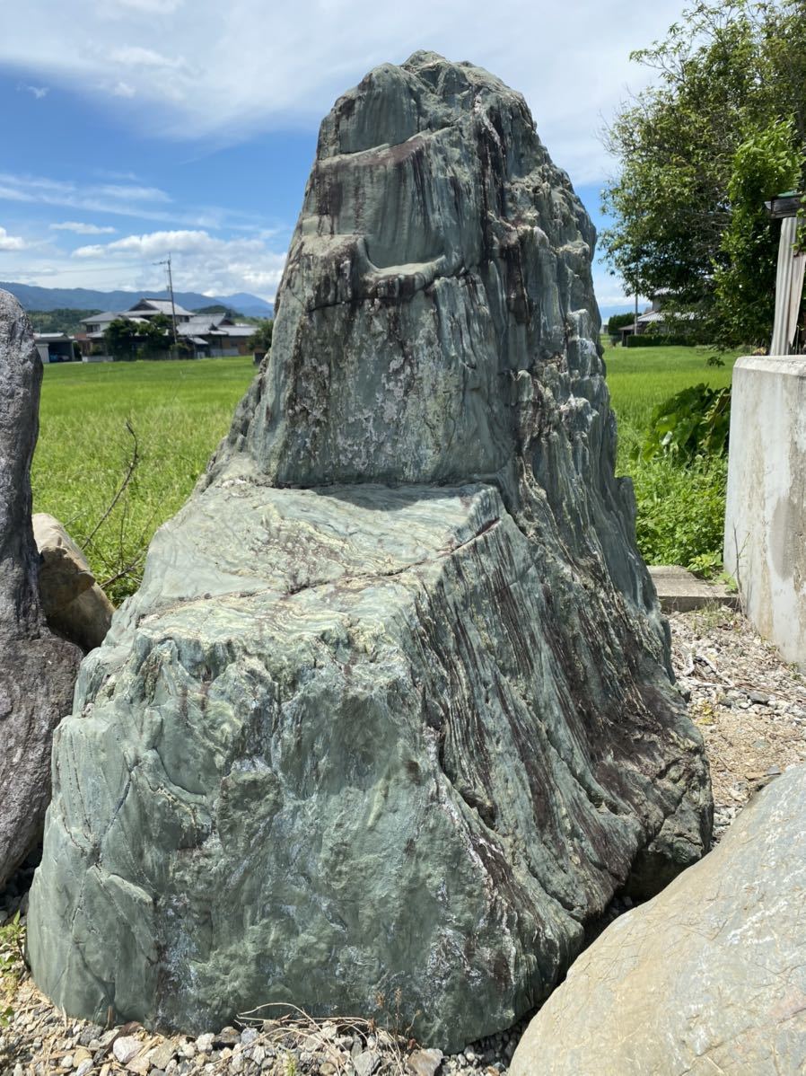 阿波の青石 庭石 日本庭園 和風 造園 植木、庭木 阿波の青石 庭石 日本庭園 和風 造園 植木、庭木