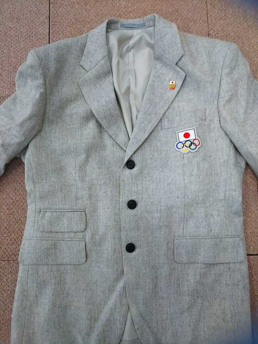 別注非売品 美品 JAPANジャパン日本代表スーツ上下 サイズO 入手困難品 オリンピック アジア大会 ユニバーシアード 五輪_画像2