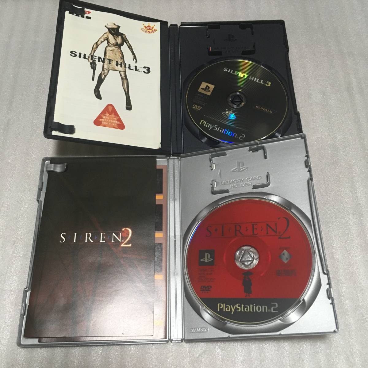 ps2 ソフト ホラー系2本セット SIREN2 SILENTHILL3 サイレン2 サイレントヒル3 匿名配送_画像3