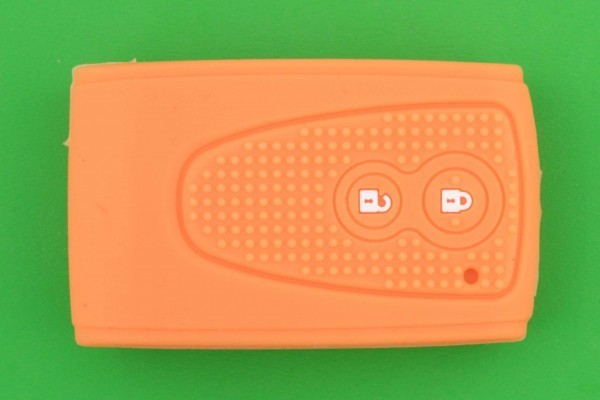  Daihatsu *2 кнопка * без ключа дистанционный пульт ( "умный" ключ ) для силикон покрытие кейс * orange цвет Tanto * Mira * Move и т.п. 