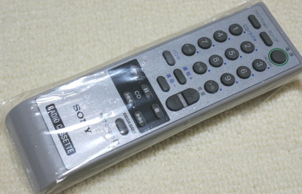 *( free shipping )) unused new goods *SONY/ Sony radio-cassette for remote control RMT-CS350* operation OK 0