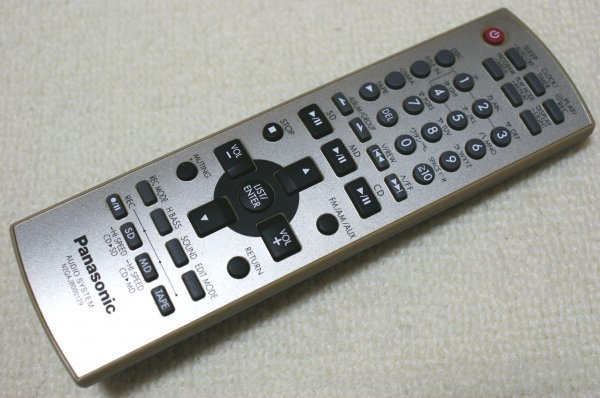 < free shipping > Panasonic N2QAJB000129 SC-PM710SD for remote control CD/MD/TAPE/SD player for remote control operation OK