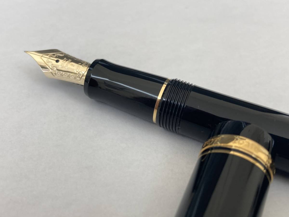 ペ161 新品 未使用 PILOT CUSTOM74 FKK-1000R-B-EF パイロット カスタム74 万年筆 14K 585 5 EF 極細字 黒 送料120円_画像5