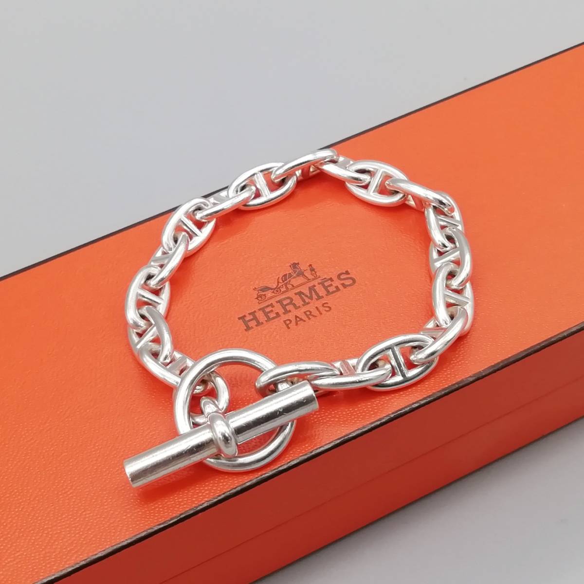 希少 美品 HERMES エルメス シェーヌダンクル ブレスレット PM 希少 美品 HERMES エルメス シェーヌダンクル ブレスレット PM