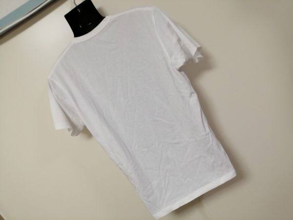 kkaa1290 ■ ユニクロ ■ Tシャツ カットソー トップス 半袖 インナー Vネック 白 M_画像6