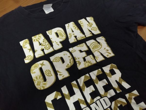 kkaa1333 ■ JAPAN OPEN CHEER AND DANCE ■ Printstar Tシャツ カットソー トップス 半袖 コットン 黒 S_画像7