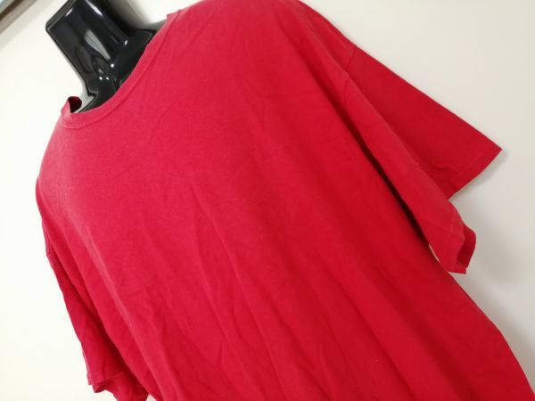 kkaa1342 ■ Unrelaxing ■ アンリラクシング Tシャツ カットソー トップス 半袖 ビッグシルエット オーバーサイズ 赤 S_画像4