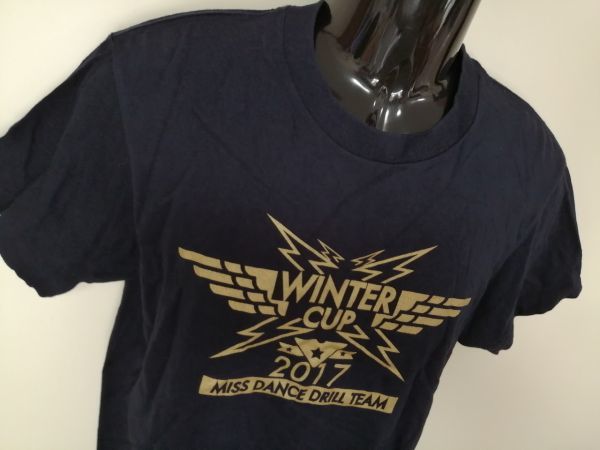 kkaa1357 ■ WINTER CUP 2017 MISS DANCE DRILL TEAM ■ Printstar Tシャツ カットソー トップス 半袖 コットン 黒 S_画像5