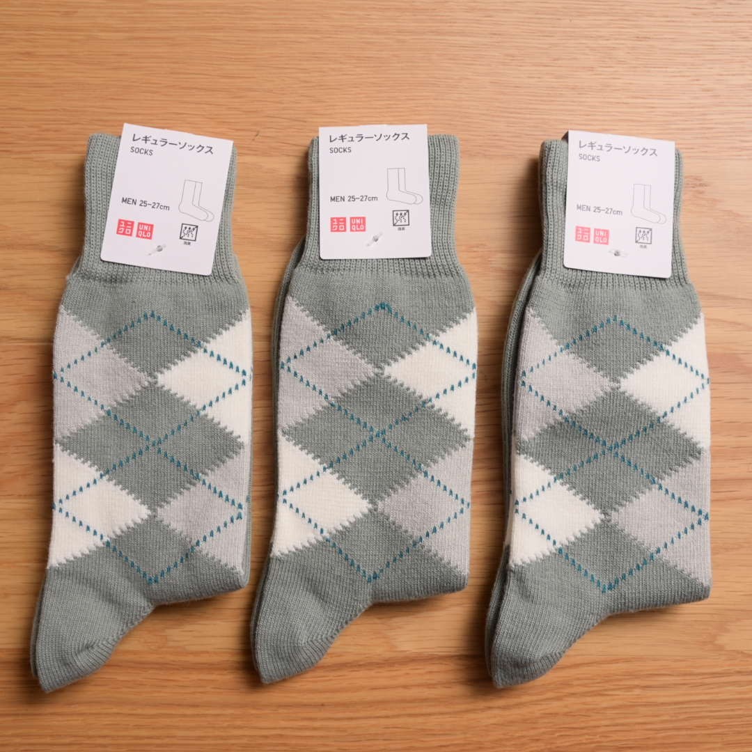 Paypayフリマ ポスト受取 新品 ユニクロuniqlo アーガイルソックス3足 ソックス 靴下 Paypayフリマ ポスト受取 新品 ユニクロuniqlo アーガイルソックス3足 ソックス 靴下