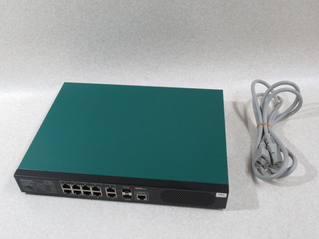 Ω ZM1 7315♪ 保証有 Panasonic パナソニック ESネットワークス PoE Plus 給電スイッチングハブ Switch-M8eGPWR+(PN28089K ) イーサネットハブ
