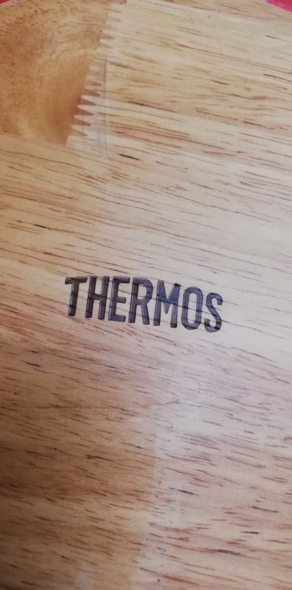 サーモス　THERMOS　鍋敷き　木製プレート　新品未使用　
