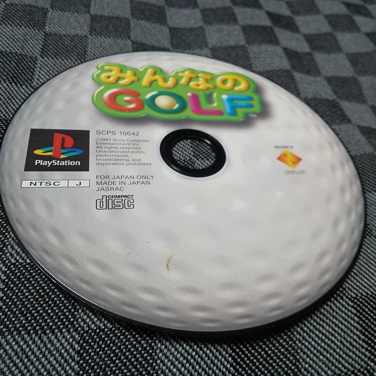 PS【みんなのゴルフ】1997年ソニーCE ［送料無料］返金保証あり_画像1