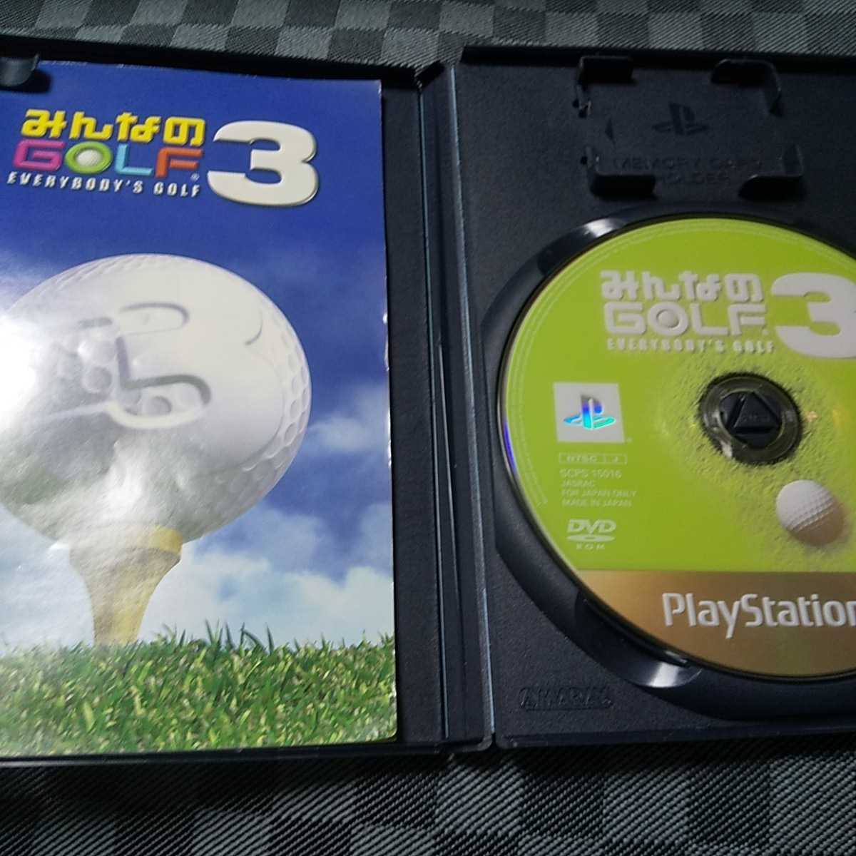 PS2【みんなのゴルフ3】2001年ソニーCE　［送料無料］返金保証あり