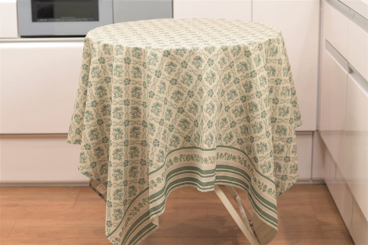  gran shu man RFf rule *do*ve-ru tablecloth linen Cross Calle 130cm new goods 