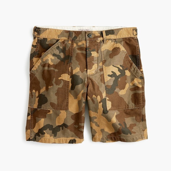 SALE！【未着用 新品】 サイズ: W29 WALLACE & BARNES ウォレス&バーンズ camp short 「HUGE CAMO」チノ ショート パンツ カモ柄 2_画像1