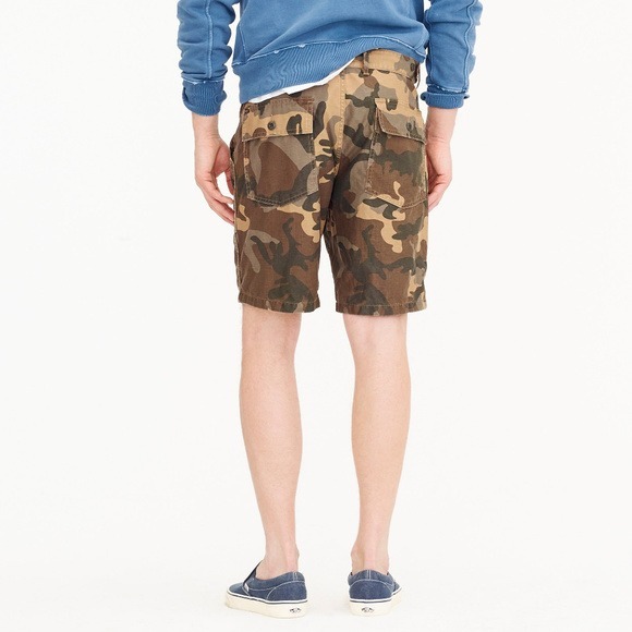 SALE！【未着用 新品】 サイズ: W29 WALLACE & BARNES ウォレス&バーンズ camp short 「HUGE CAMO」チノ ショート パンツ カモ柄 2_画像3