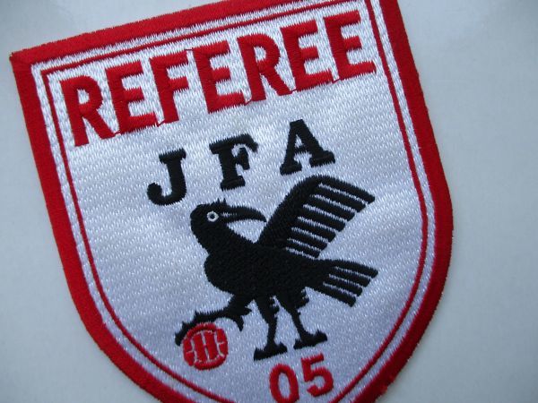 JFA REFEREE レフェリー レフリー 02 審判 サッカー ワッペン/フットサル スポーツ 刺繍 カスタム ユニフォーム リスペクト 508_画像2