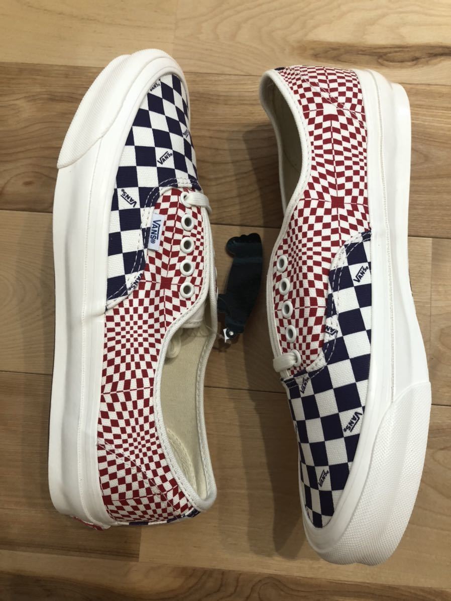 素晴らしい vans Vault OG AUTHENTIC オーセンティック 紫×赤 29cm