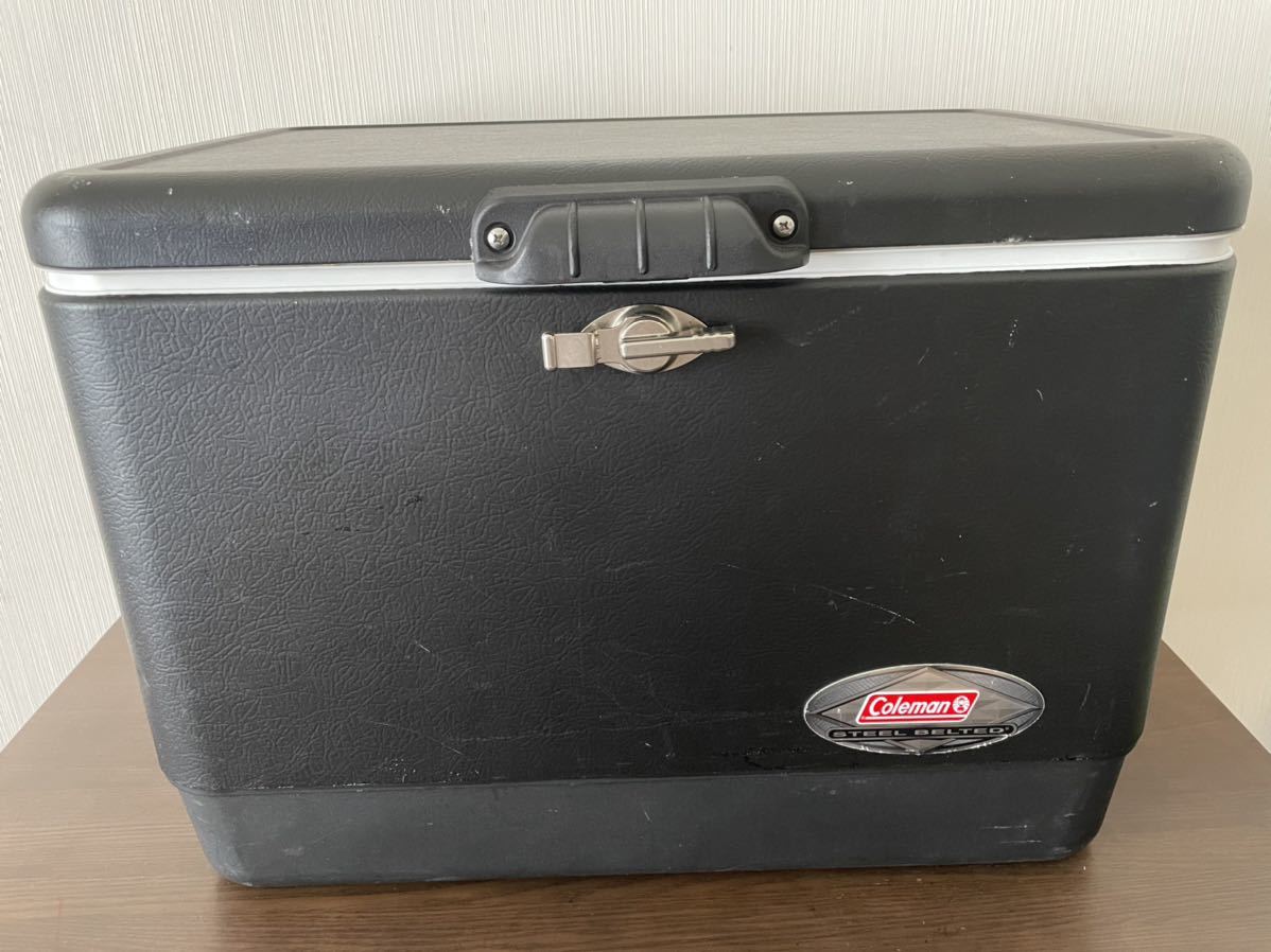 Coleman コールマン スチールベルトクーラーボックス 51L 黒ブラック