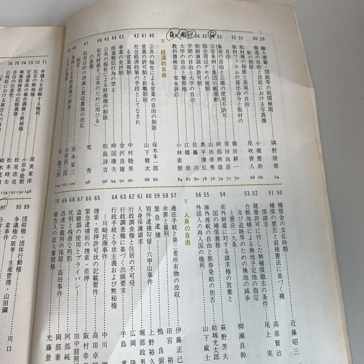 ye221 別冊 ジュリスト 憲法判例百選第三版 有斐閣 1974年 法律 裁判 刑事事件 民事事件 民法 検察官 警察官 法学部 司法試験 訴訟 憲法_画像4