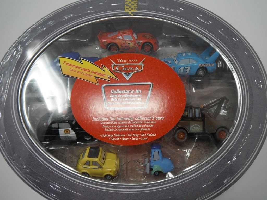 ■トミーダイレクト Disney Pixar Cars ディズニーピクサーカーズ ダイキャストミニカー スペシャルボックス。キング、マクイーン、マターの画像2