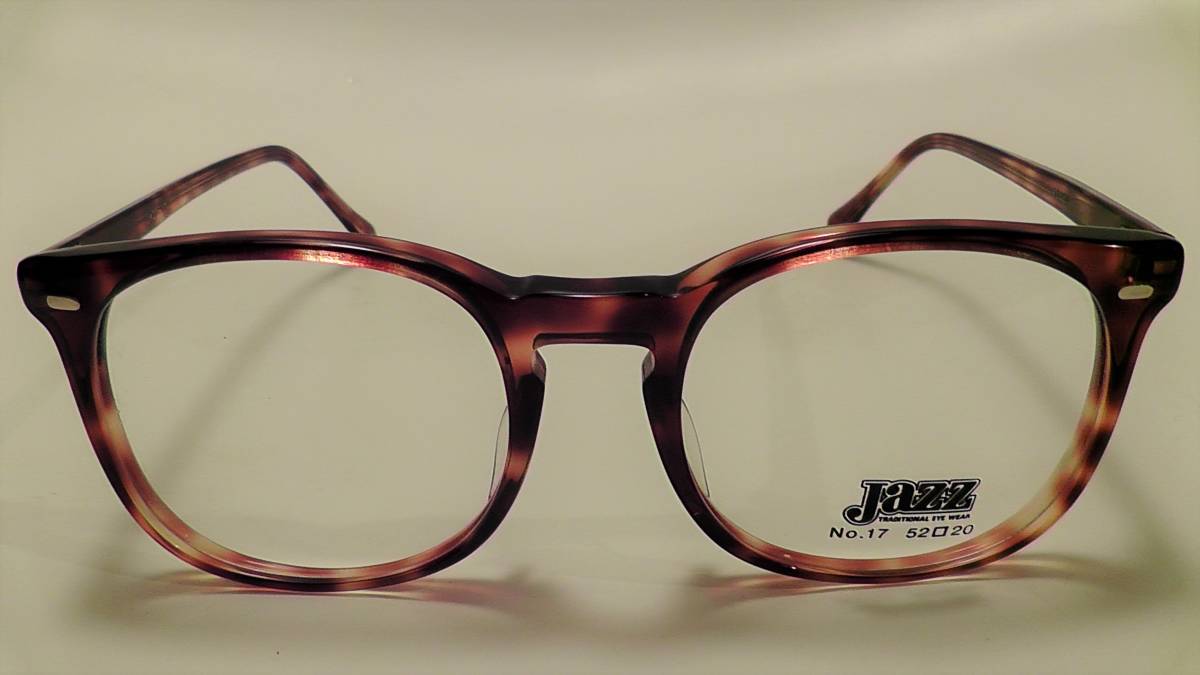 正規激安 新作 人気 32007 ボスリントン型 50'sデザイン ビンテージ眼鏡フレーム Jazz Traditional Eyewear keyobject.tn keyobject.tn