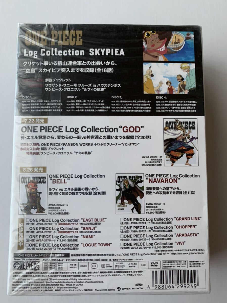 ONE PIECE LOG COLLECTION SKYPIEA 初回封入特典 ふわふわクリーナー　ルフィ ワンピース ログコレクション DVD_画像2