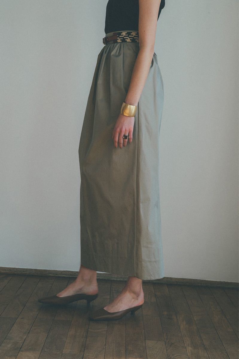 CLANE WAIST PUFF SKIRT ベージュ サイズ(１)新品 紙タグ付き