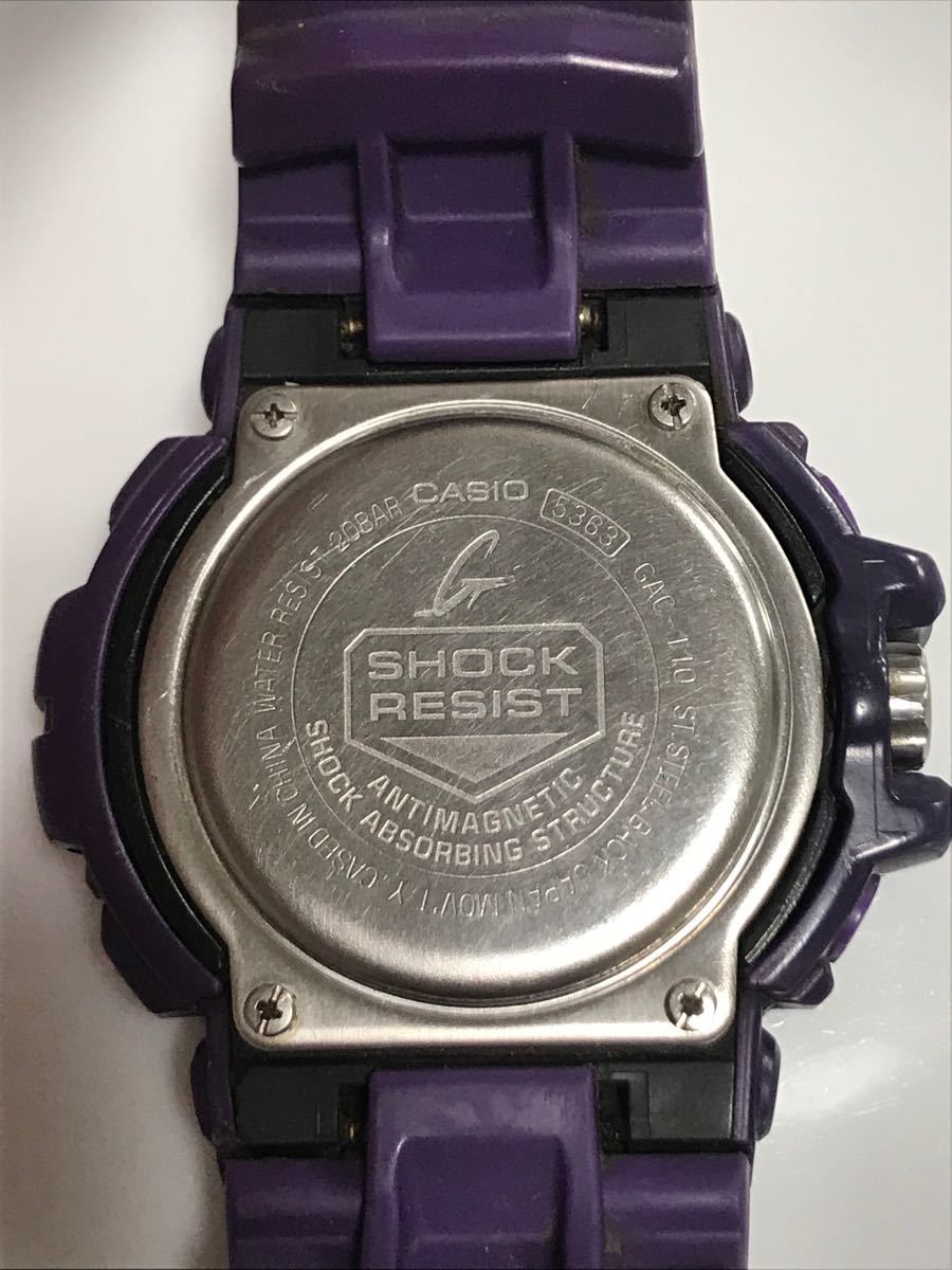 CASIO G-SHOCK GAC-110-6AJF エヴァンゲリオン初号機カラー CASIO G-SHOCK GAC-110-6AJF エヴァンゲリオン初号機カラー