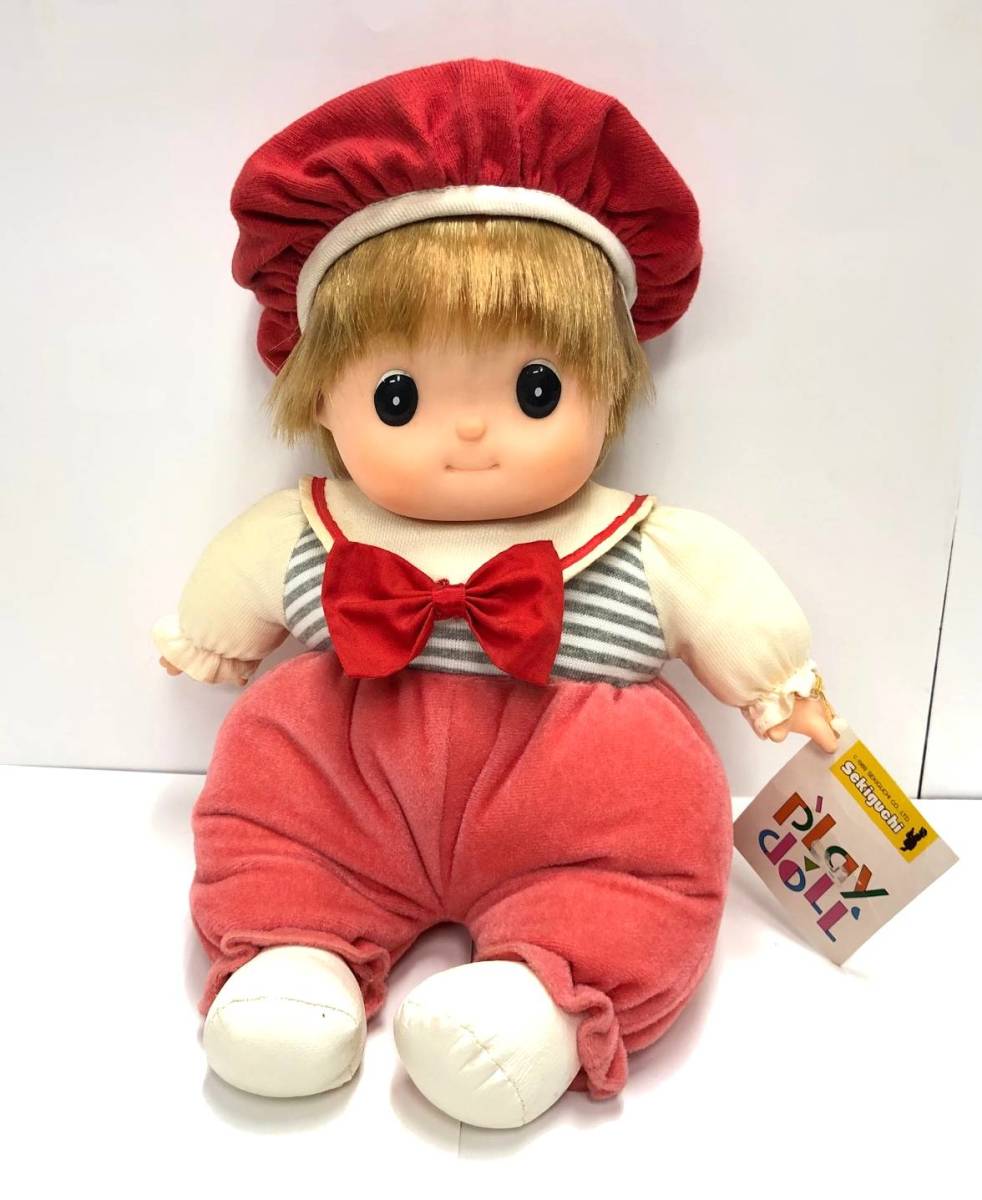 【送料無料】稀少品◆Sekiguchi◆まーまちゃん抱き人形♪大きさ約34cm◆昭和レトロ◆セキグチドール◆家庭保管品_画像1