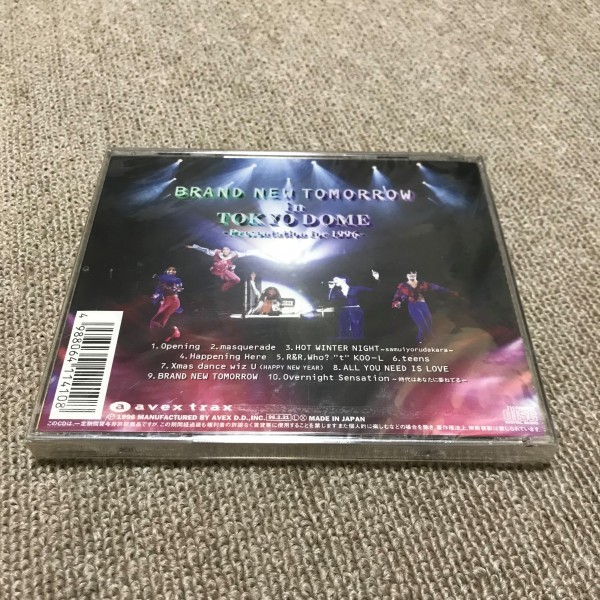 TRF / BRANDBRAND NEW TOMORROW in TOKYO DOME 新品未開封 CD A34_画像2