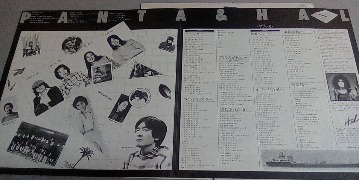LP record PANTA & HALma lacquer # Pantah & Hal 