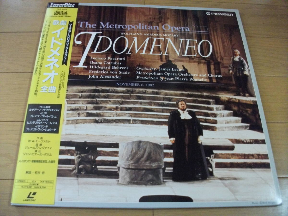【オペラ・歌劇 2LD】レヴァイン / メトロポリタン歌劇場o モーツァルト / 歌劇「イドメネオ」 4面・183分 1982