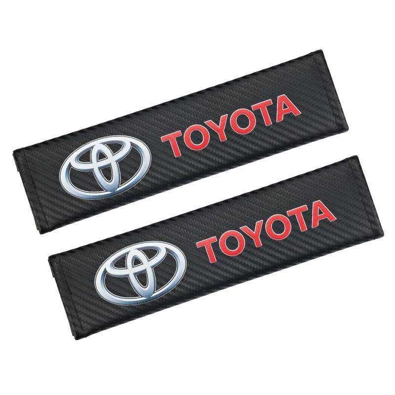 [ new goods ] super-discount!! Toyota carbon sheet belt cover 2 piece set 