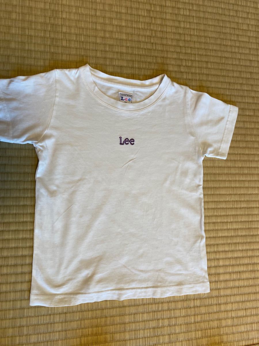 Lee 白Tシャツ&黄色チェックシャツセット 110｜PayPayフリマ