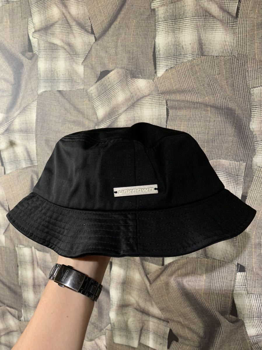 UNKNOWN アンノウン　Nylon Bucket Hat ナイロンバケットハット　ブラック　FK_画像1