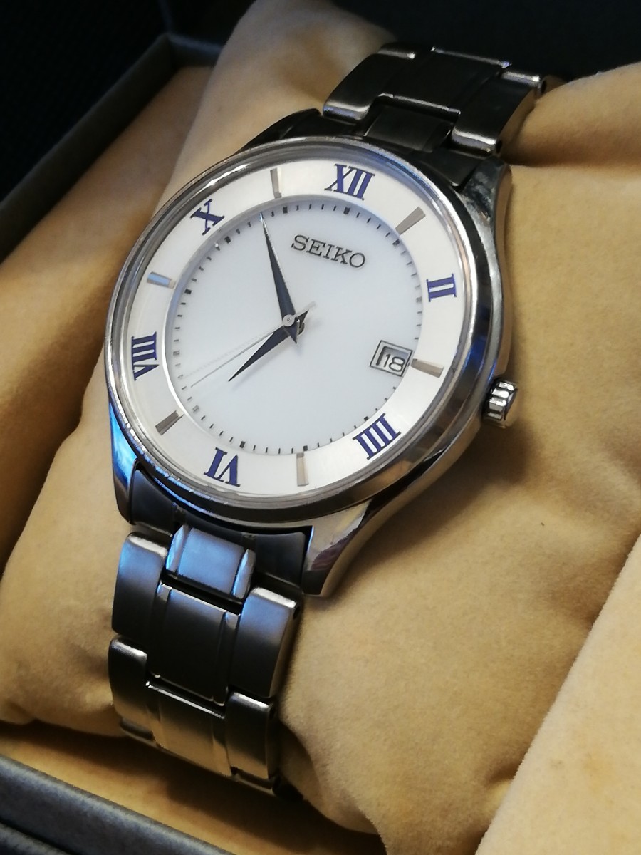 ソーラー】SEIKO セイコー チタニウム V157-0CZ0青針|Yahoo ソーラー】SEIKO セイコー チタニウム V157-0CZ0青針|Yahoo