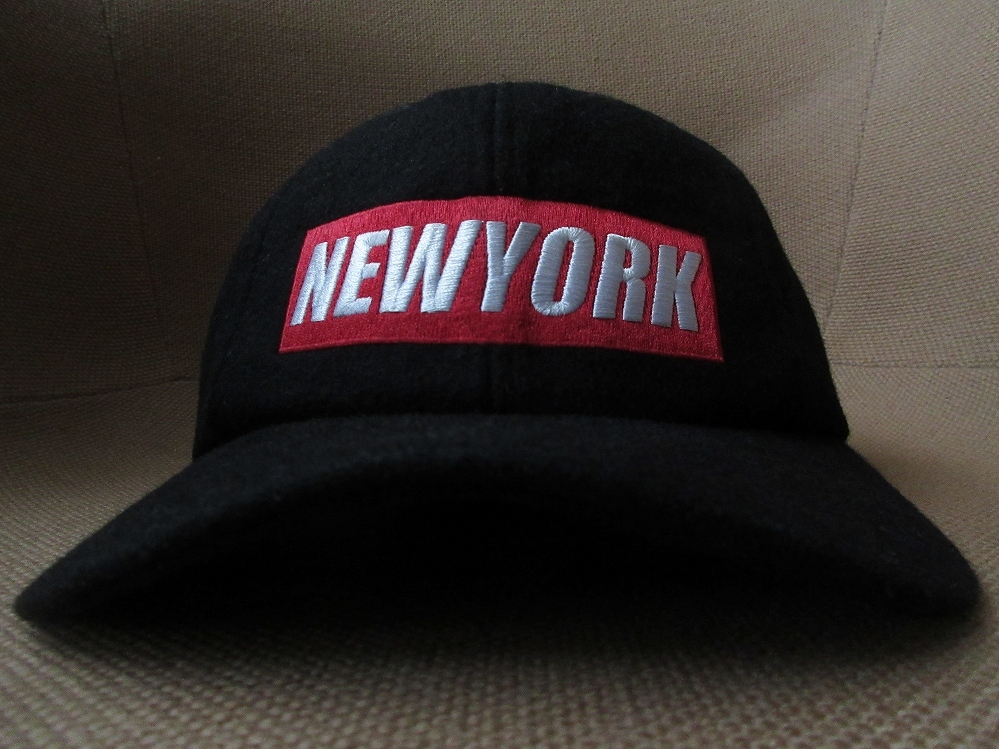 CHARI&CO OVERRIDE collaboration NEW YORK box Logo embroidery Baseball cap tea Lien doko- New York Box Logo CAP cycling NYC