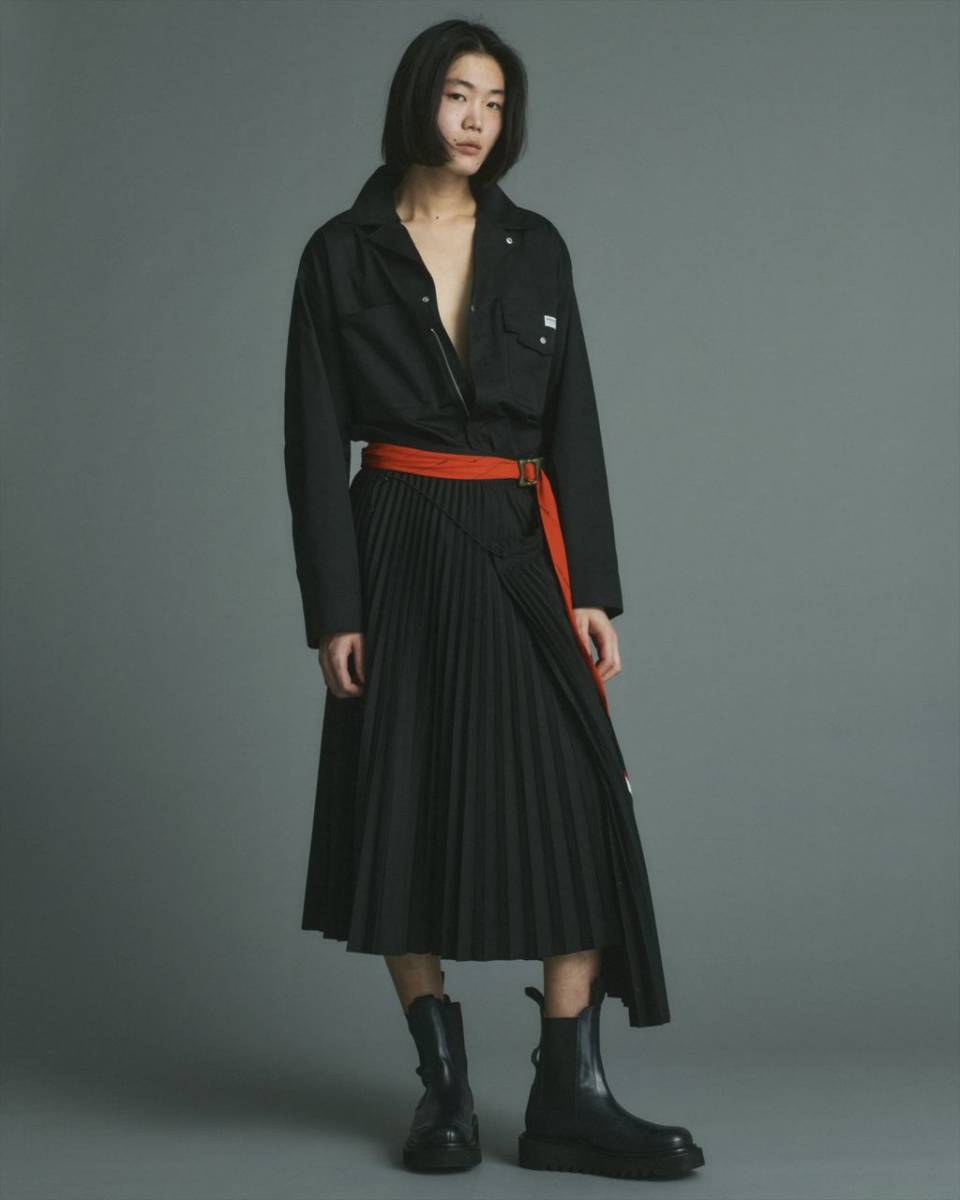 2021 TOGA × Dickies ディッキーズ コラボレーション PLEATED SKIRT スカート BLACK 黒 size: 38 新品未使用 即発送可 他多数出品中_画像2